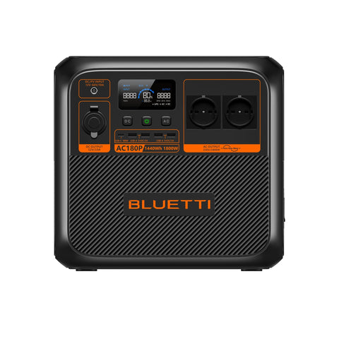 BLUETTI AC180P Solar Portable Power Station | 1800W 1440Wh
